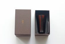 画像をギャラリービューアに読み込む, 縞黒檀 シンプルグラス